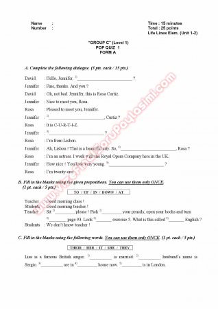 Atılım Üniversitesi İngilizce Muafiyet Soruları