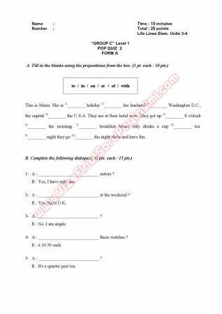 Atılım Üniversitesi İngilizce Muafiyet Soruları