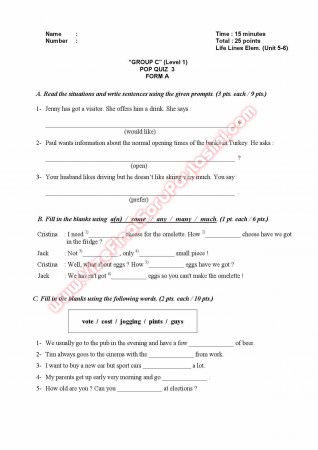 Atılım Üniversitesi İngilizce Muafiyet Soruları