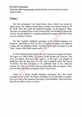 Çağ Üniversitesi İngilizce Muafiyet Soruları