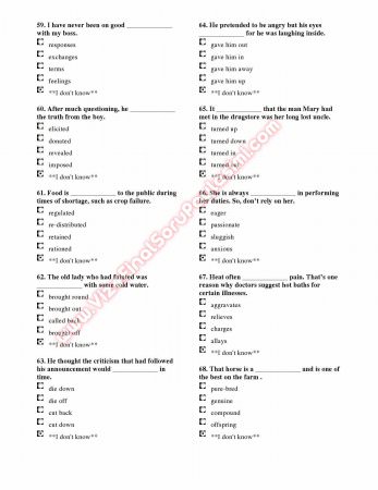 Dokuz Eylül Üniversitesi İngilizce Muafiyet Soruları