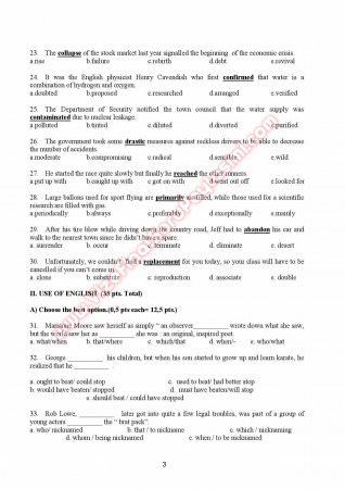 Gaziantep Üniversitesi İngilizce Muafiyet Soruları Ve Cevapları -2