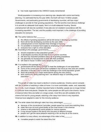 Gazi Üniversitesi İngilizce Muafiyet Soruları Ve Cevapları