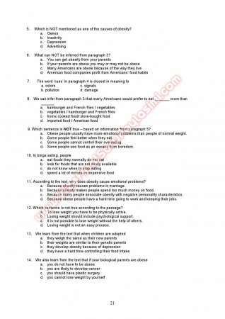 Işık Üniversitesi İngilizce Muafiyet Soruları Ve Cevapları