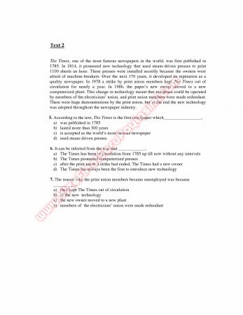 İzmir Ekonomi Üniversitesi İngilizce Muafiyet Soruları