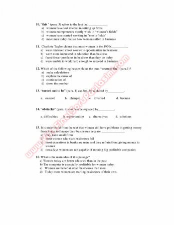 İzmir Ekonomi Üniversitesi İngilizce Muafiyet Soruları