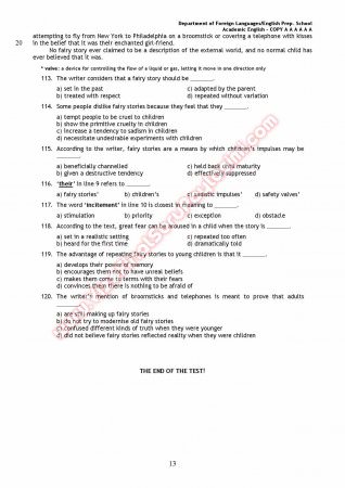 Marmara Üniversitesi İngilizce Muafiyet Soruları Ve Cevapları