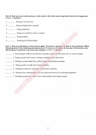 Okan Üniversitesi İngilizce Muafiyet Soruları