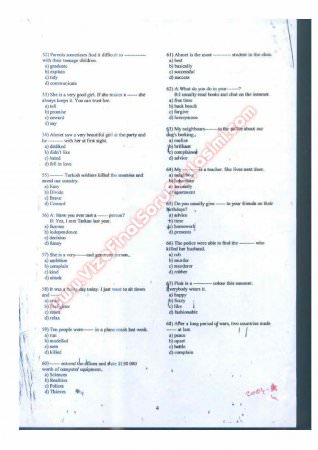 Selçuk Üniversitesi İngilizce Muafiyet Soruları