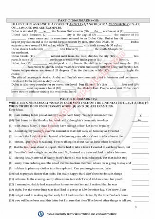 Uludağ Üniversitesi İngilizce Muafiyet Soruları