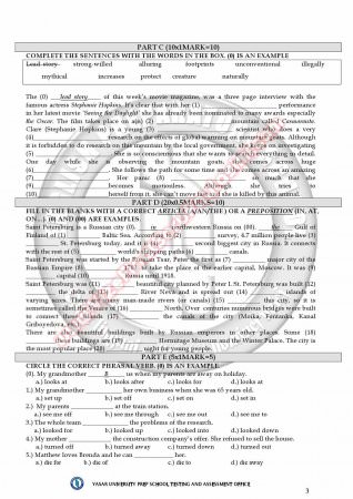 Uludağ Üniversitesi İngilizce Muafiyet Soruları -2