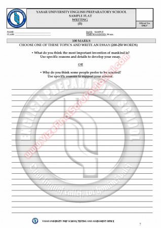 Uludağ Üniversitesi İngilizce Muafiyet Soruları -2