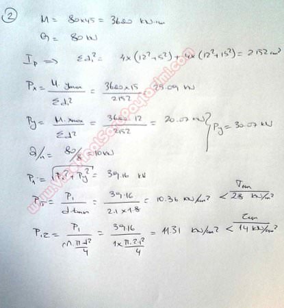 Çelik Yapılar Dersi Final Soruları ve Cevapları -2015