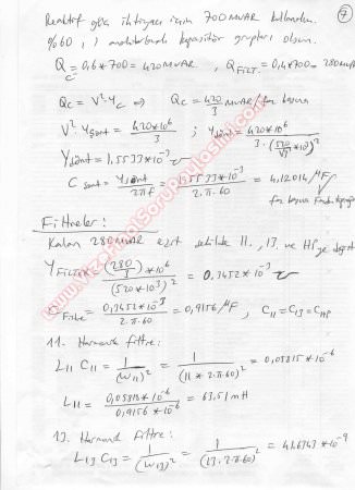 Yüksek Gerilimli Doğru Akımla Enerji İletimi vize Soruları