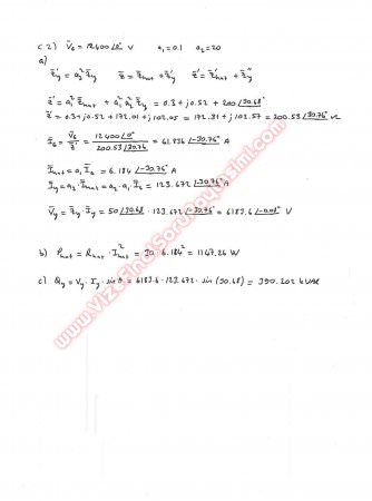Elektrik Makinaları -1 Vize Soruları -2013