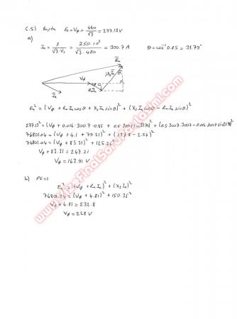 Elektrik Makinaları -2 Vize Soruları -2013