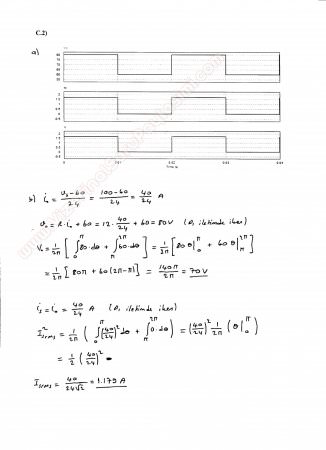 Güç Elektroniği Final Soruları Çözümleri -2014