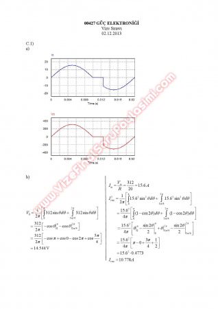 Güç Elektroniği Vize Soruları Ve Cevapları -2013