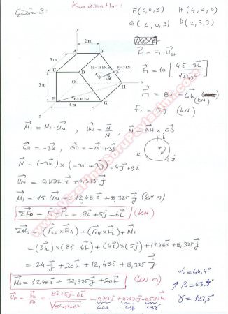 Statik Dersi Vize Soruları Cevapları - Endüstri Mühendisliği