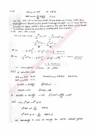 Sinyaller Ve Sistemler Vize Soruları Ve Çözümleri