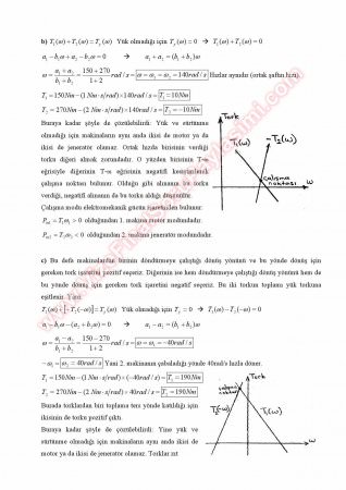 Elektrik Makinaları Çözümlü Soruları