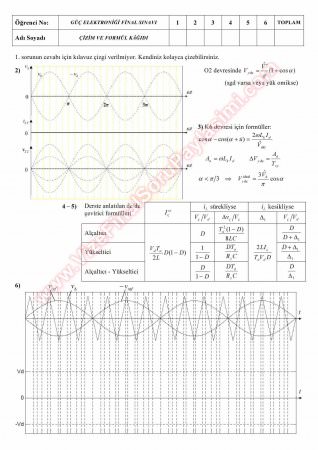 Güç Elektroniği Final Soruları Ve Çözümleri -2011