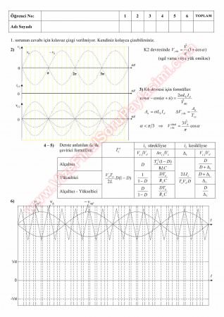 Güç Elektroniği Final Soruları Ve Çözümleri -2013