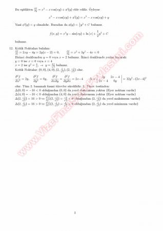 Analiz 2 final Soruları Ve Çözümleri -2013