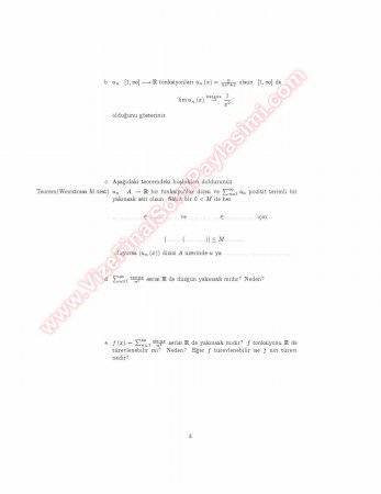 Analiz 4 Final Soruları Ve Çözümleri -2008