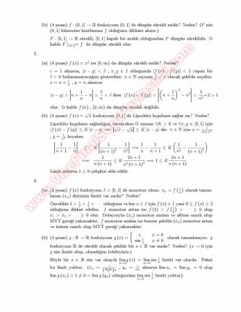 Analiz 4 vize Soruları Ve Çözümleri -2007