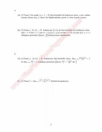 Analiz 4 vize Soruları Ve Çözümleri -2008