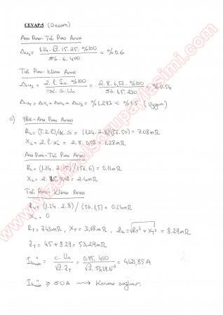 Elektrik Tesisleri Vize Soruları-2012