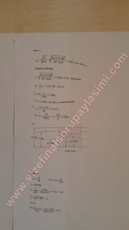 Hidrolik Final Soruları Ve Cevapları-2015
