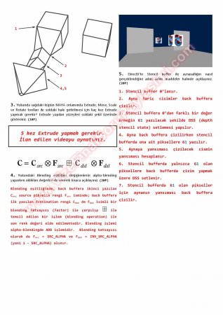 Bilgisayar Grafikleri 1 Final Soruları Ve Çözümleri -2013