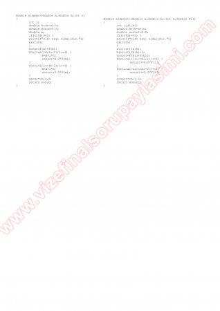 Fizikte Sayısal Çözümler Vize Soruları Ve Cevapları