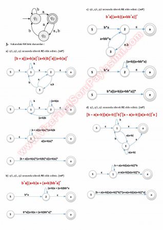 Otomata Vize Soruları Ve Çözümleri -2014