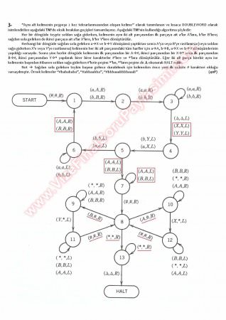 Otomata Bütünleme Soruları Ve Çözümleri -2015