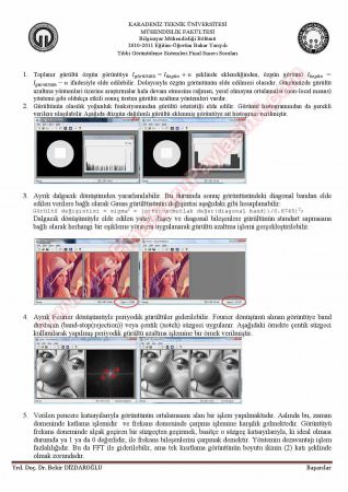 Tıbbi Görüntüleme Sistemleri Final Soruları Ve Çözümleri -2011