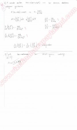 Termodinamik-1 Final Soruları Ve Cevapları