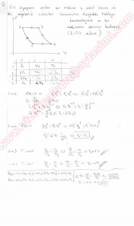 Termodinamik-1 Final Soruları Ve Cevapları