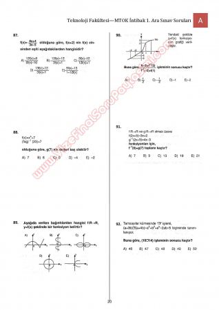 Bilimsel Hazırlık - MTOK - 1. Vize Soruları ve Cevapları