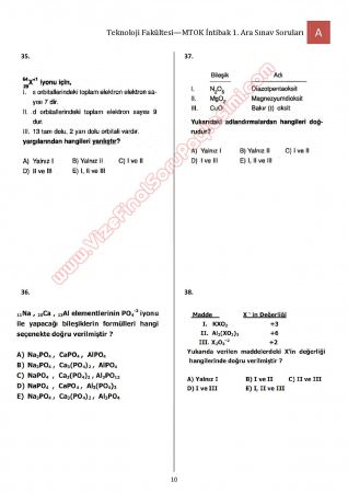 Bilimsel Hazırlık - MTOK - 1. Vize Soruları ve Cevapları