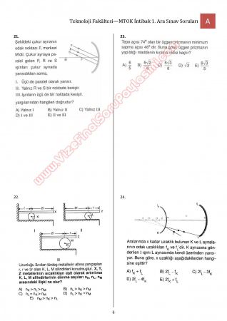 Bilimsel Hazırlık - MTOK - 1. Vize Soruları ve Cevapları