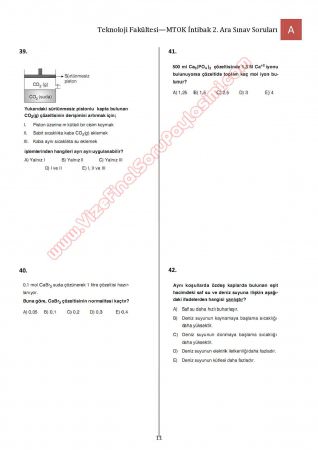 Bilimsel Hazırlık - MTOK - 2. Vize Soruları ve Cevapları