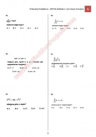 Bilimsel Hazırlık - MTOK - 2. Vize Soruları ve Cevapları
