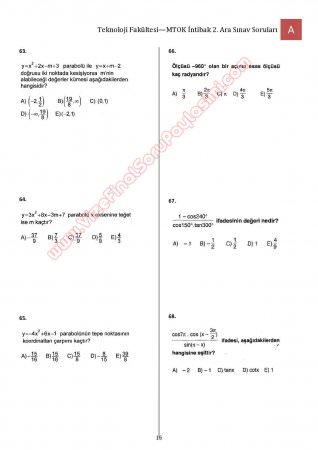 Bilimsel Hazırlık - MTOK - 2. Vize Soruları ve Cevapları