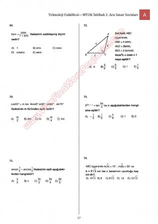 Bilimsel Hazırlık - MTOK - 2. Vize Soruları ve Cevapları