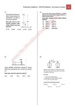 Bilimsel Hazırlık - MTOK - 2. Vize Soruları ve Cevapları