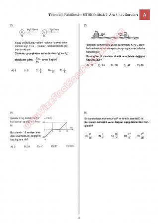 Bilimsel Hazırlık - MTOK - 2. Vize Soruları ve Cevapları