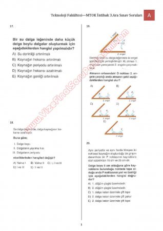 Bilimsel Hazırlık - MTOK - 3. Vize Soruları ve Cevapları